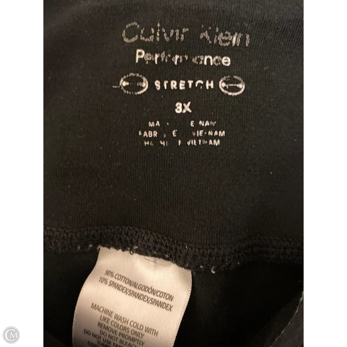 Athletic Shorts By Calvin Klein In Black, Size: 3x