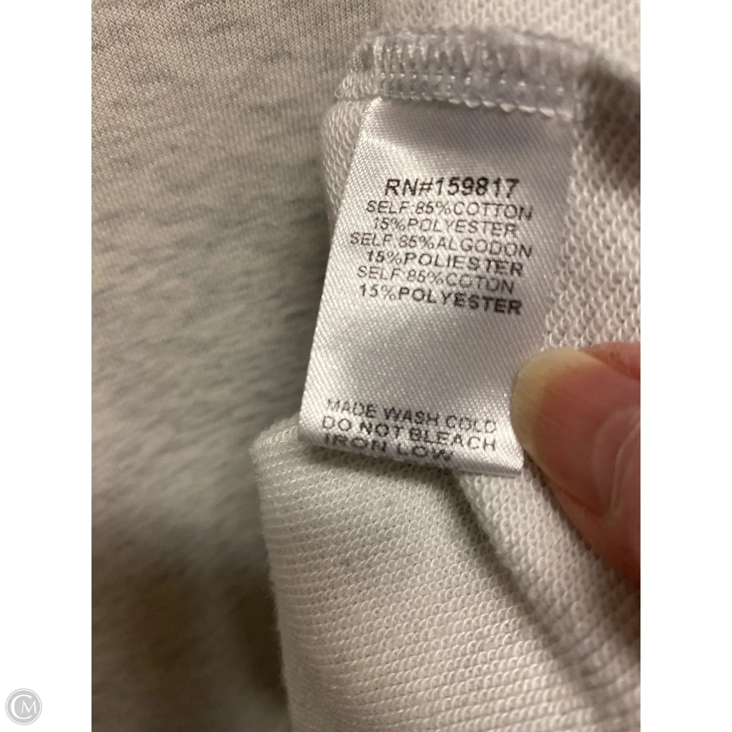 Sweatshirt Crewneck By Clothes Mentor In Grey, Size: M