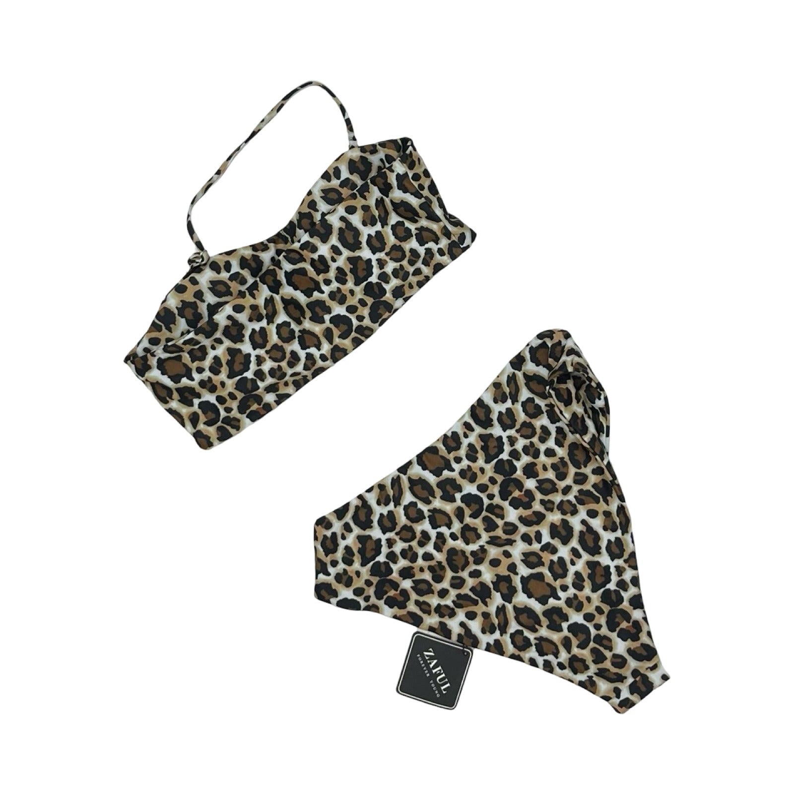 Swimsuit 2Pc By Zaful In Leopard Print, Size:S