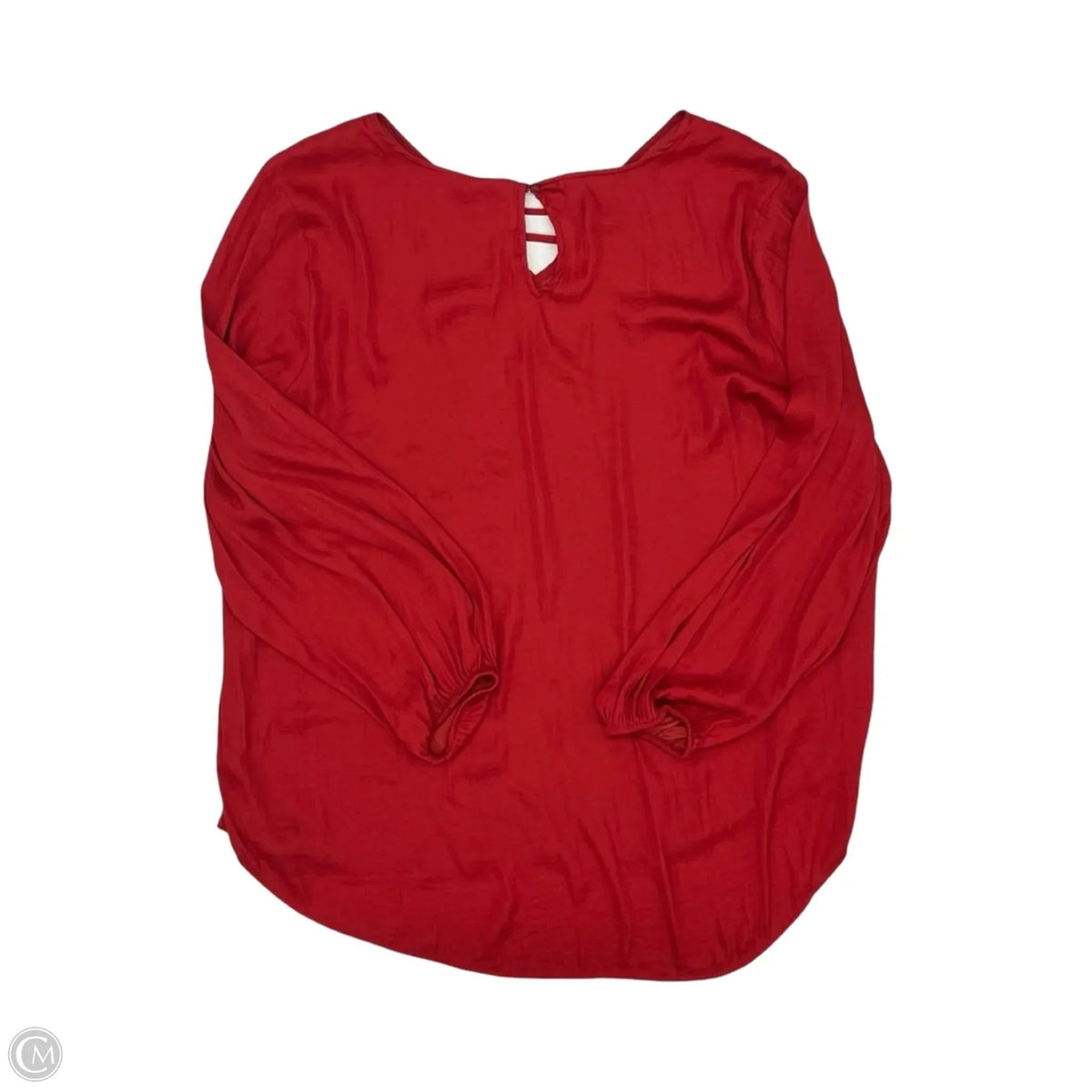 Blouse Long Sleeve By Maurices In Red, Size: 3x