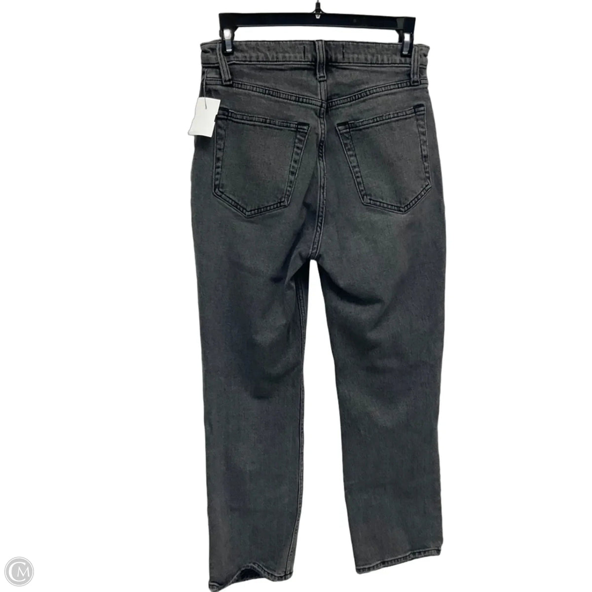 Jeans Straight By Abercrombie And Fitch In Grey Denim, Size: 2