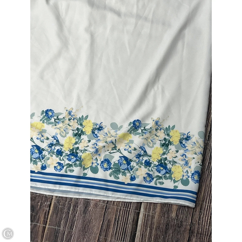 Skirt Maxi By Abercrombie And Fitch In White, Size: L