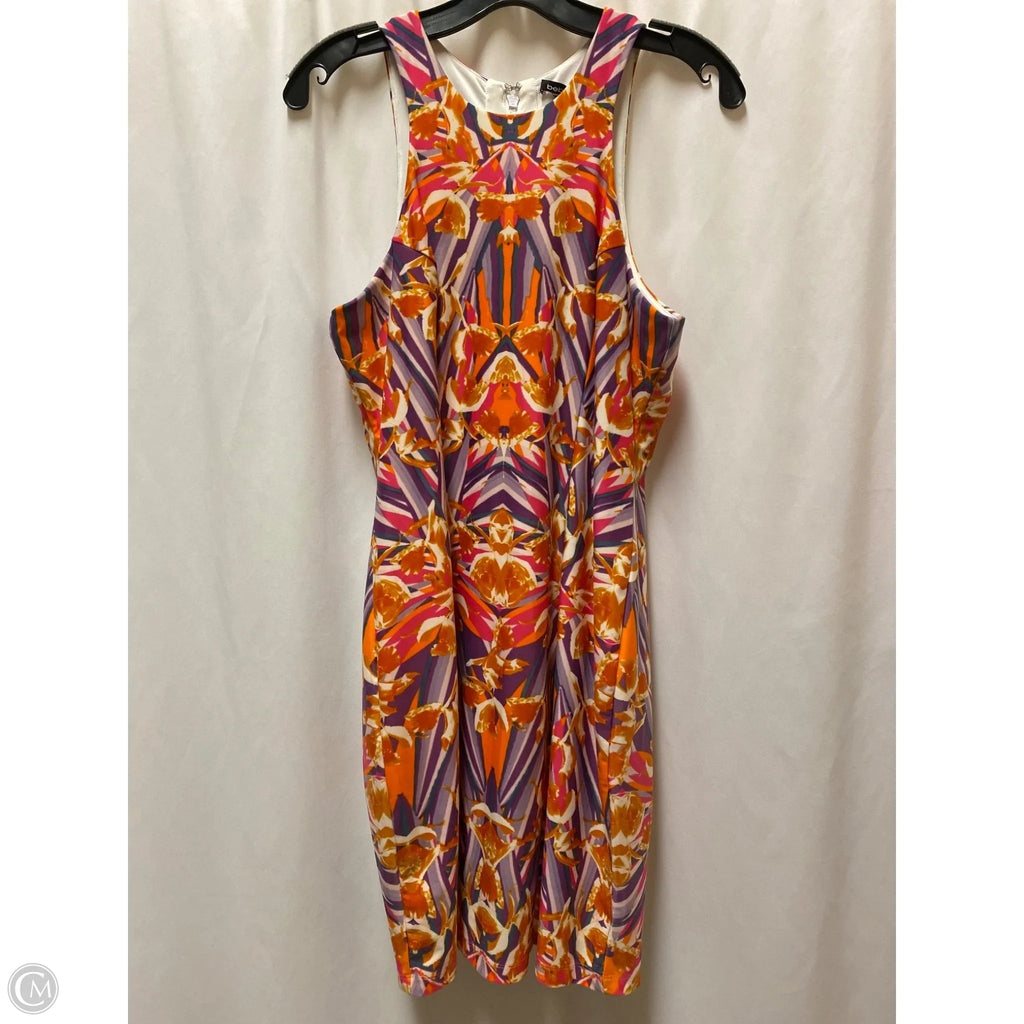 Dress Casual Midi By Bebe In Orange, Size: L