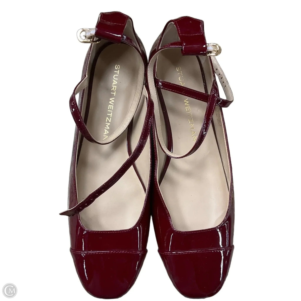Shoes Designer By Stuart Weitzman In Red, Size: 10