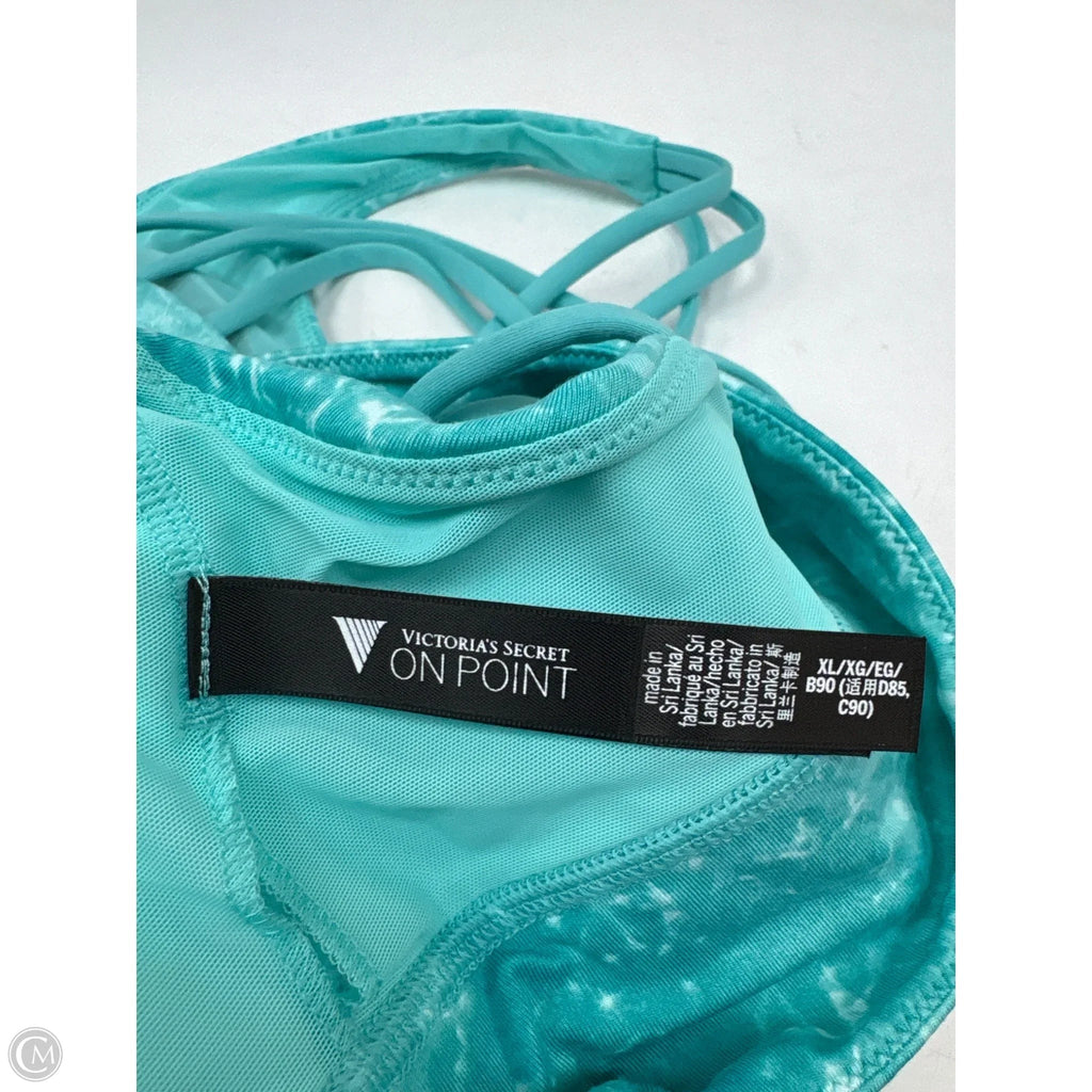 Athletic Bra By Victorias Secret In Aqua, Size: Xl