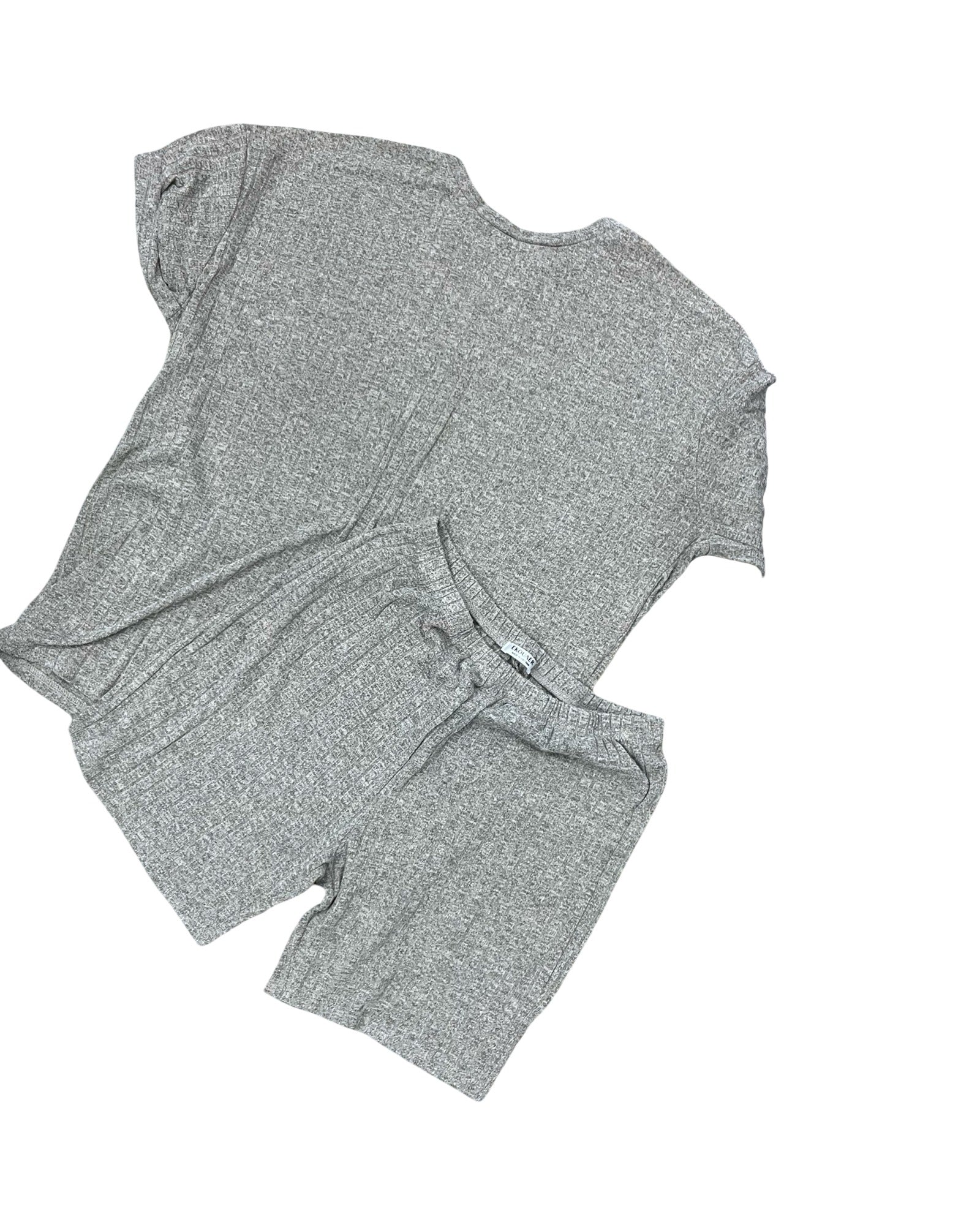 Lounge Set Shorts By Ekouaer In Tan, Size:Xl