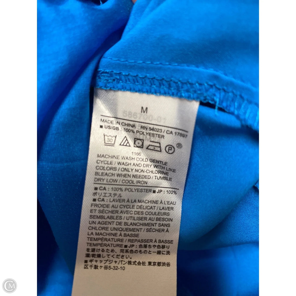 Dress Casual Midi By Banana Republic In Blue, Size: M