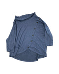 Top Ls By 89Th And Madison In Blue, Size:1X