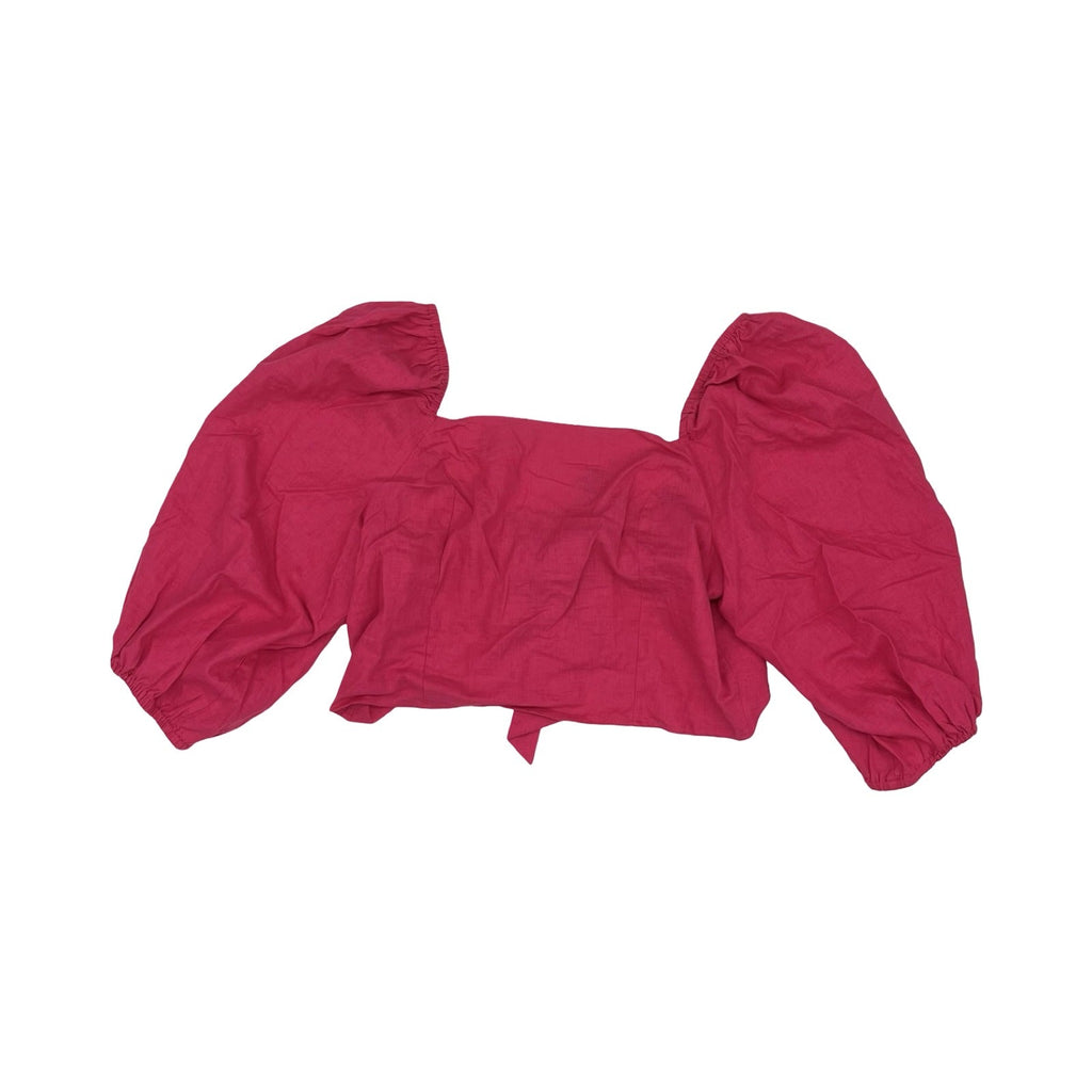 Blouse Ls By Express In Pink, Size:Xl