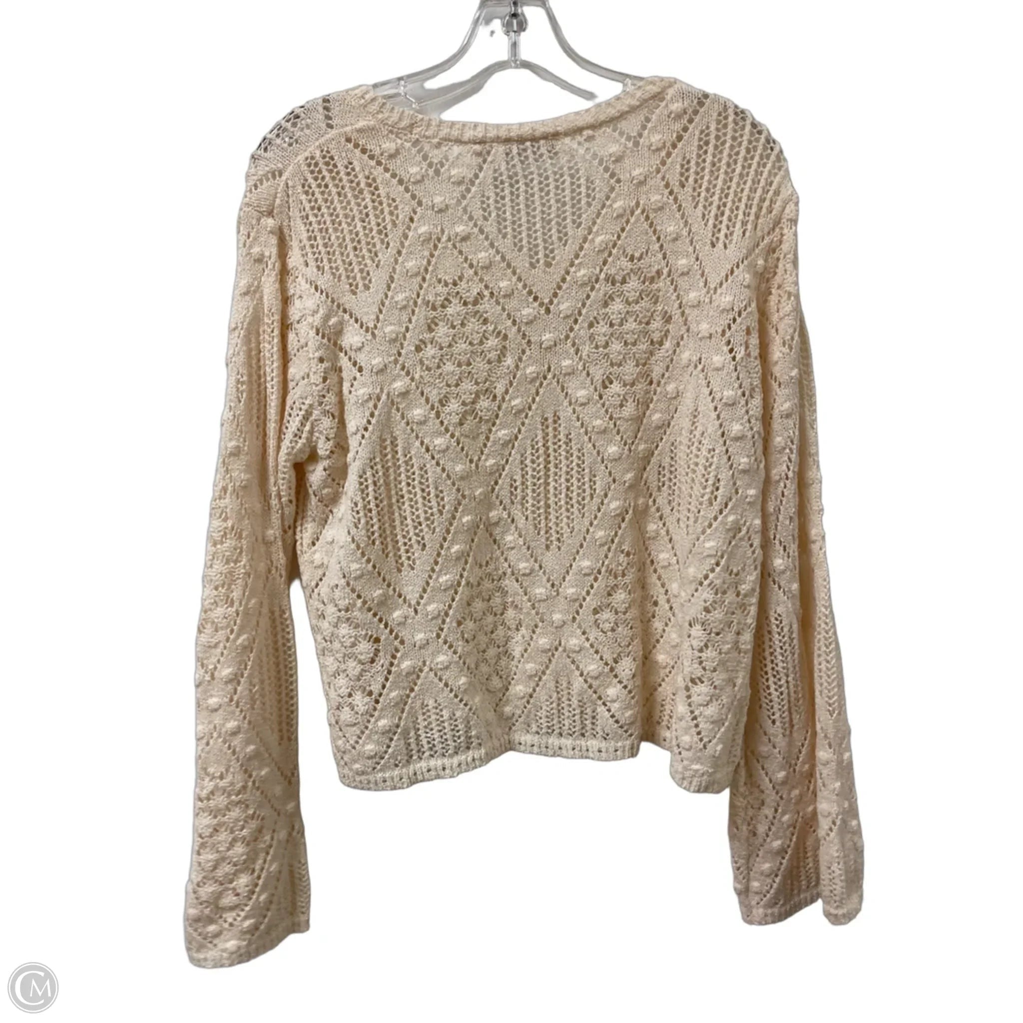 Sweater By Willow & Root In Cream, Size: M