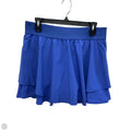 Athletic Skort By 90 Degrees By Reflex In Blue, Size: Xl