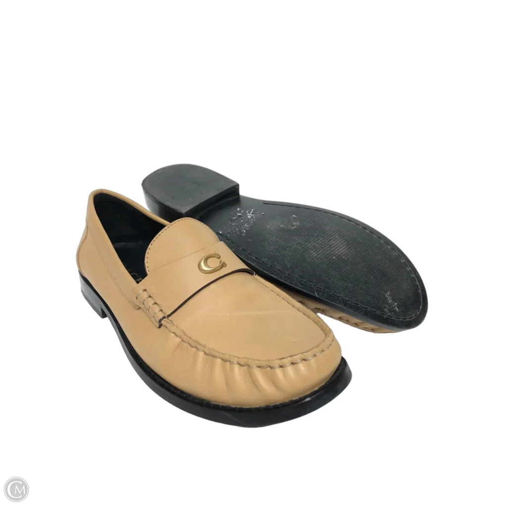 Shoes Designer By Coach In Beige, Size: 8.5