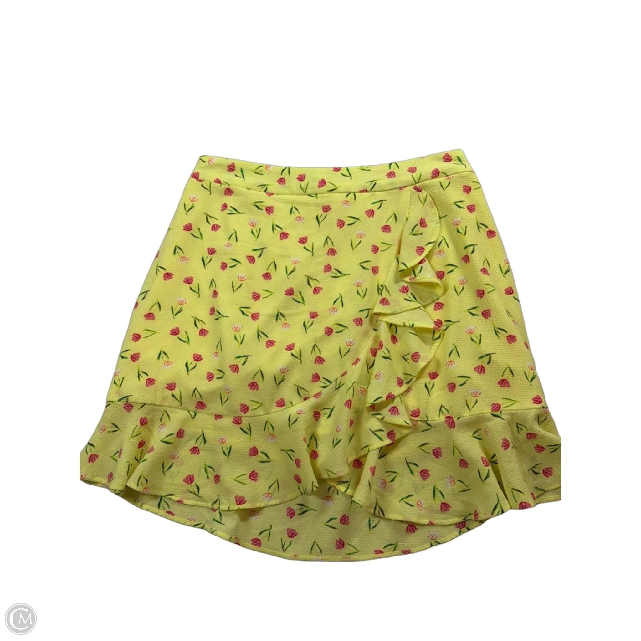 Skirt Mini & Short By Abound In Floral Print, Size: S