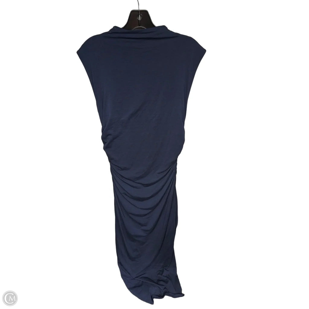 Dress Party Midi By Abercrombie And Fitch In Navy, Size: L