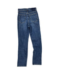 Jeans Straight By Abercrombie And Fitch In Blue Denim, Size:0