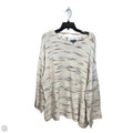 Top 3/4 Sleeve By Democracy In Striped Pattern, Size: 3x