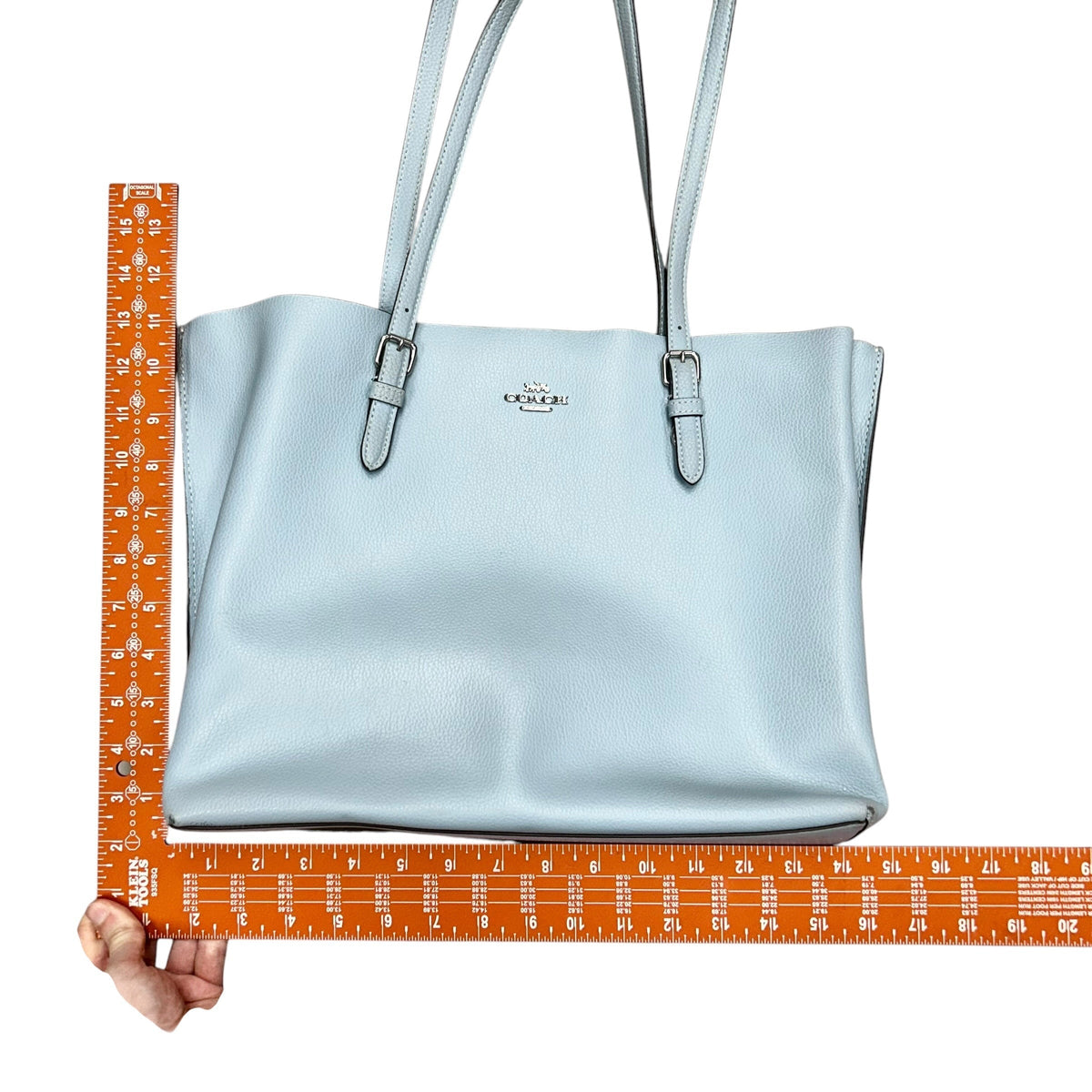 Tote Designer By Coach, Size: Medium