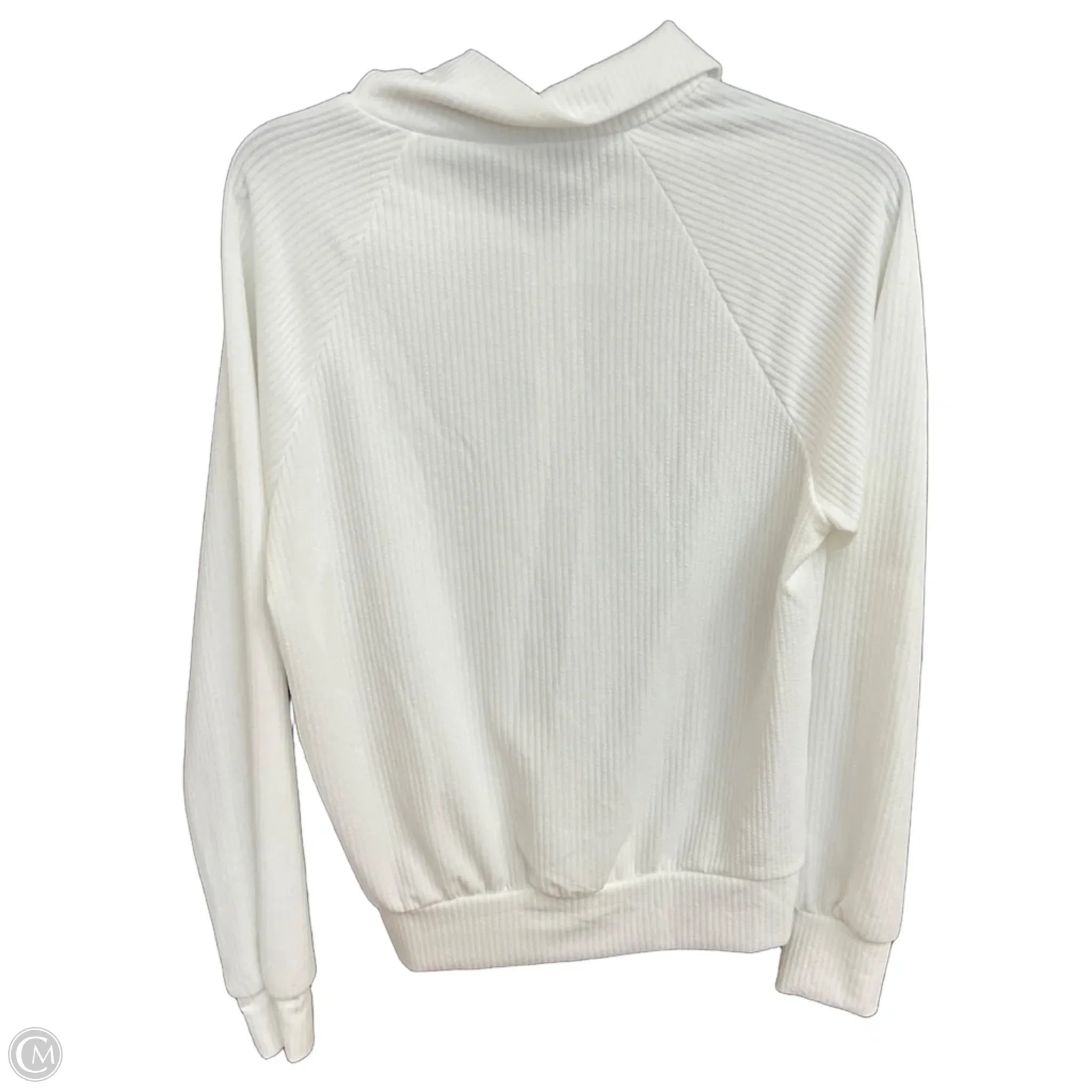 Athletic Jacket By Cmc In White, Size: S