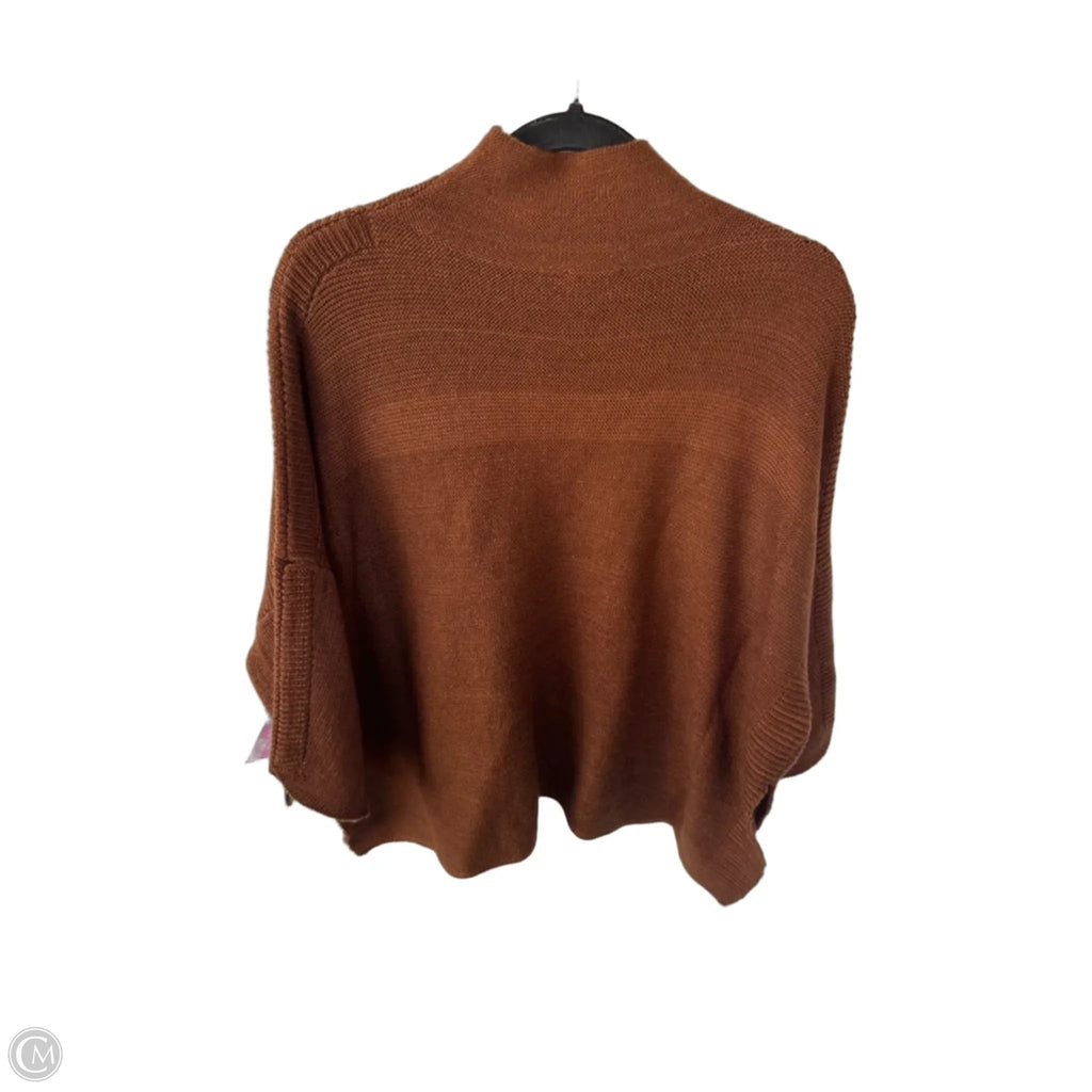 Sweater Short Sleeve By Kerisma In Brown, Size: Osfm