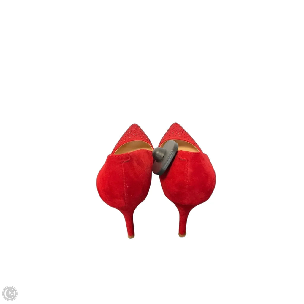 Shoes Heels Stiletto By Marc Fisher In Red, Size: 7.5