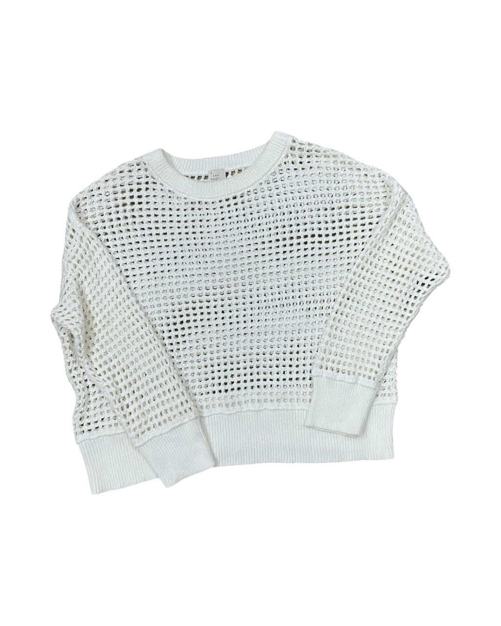 Sweater By A New Day In White, Size:1X