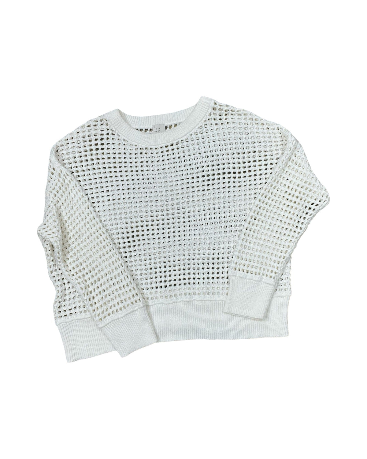 Sweater By A New Day In White, Size:1X