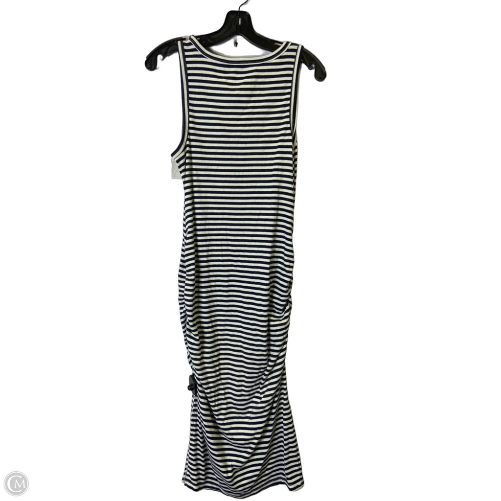 Dress Casual Midi By A New Day In Striped Pattern, Size: L