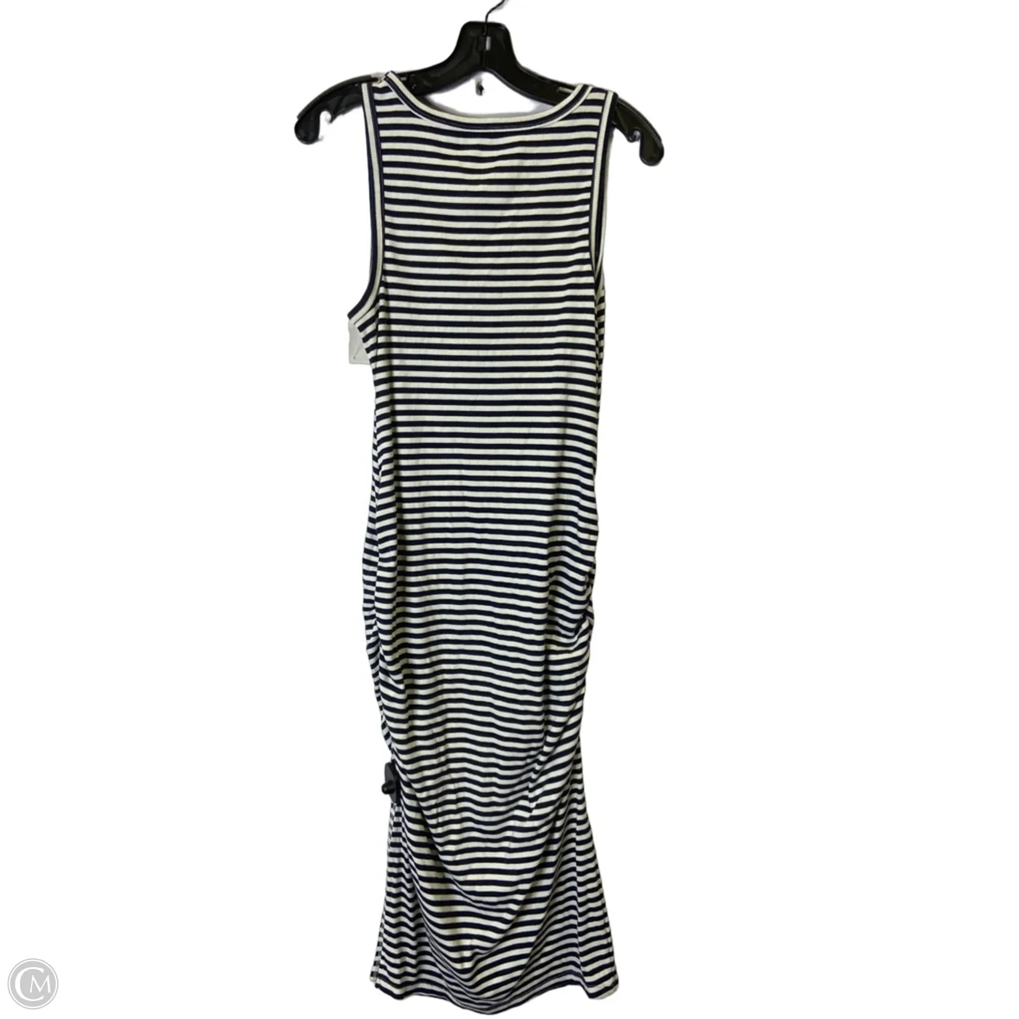 Dress Casual Midi By A New Day In Striped Pattern, Size: L