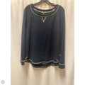 Top Long Sleeve By Talbots In Navy, Size: L