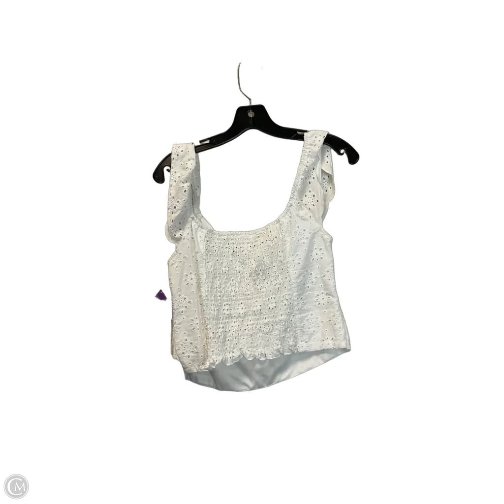 Top Sleeveless By Urban Romantics In White, Size: M