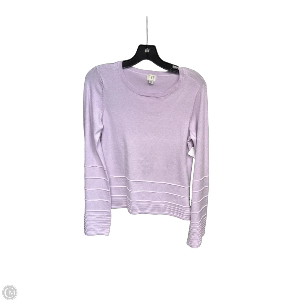 Top Long Sleeve By A New Day In Purple, Size: Xs