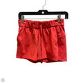 Athletic Shorts By Lululemon In Orange, Size: 2