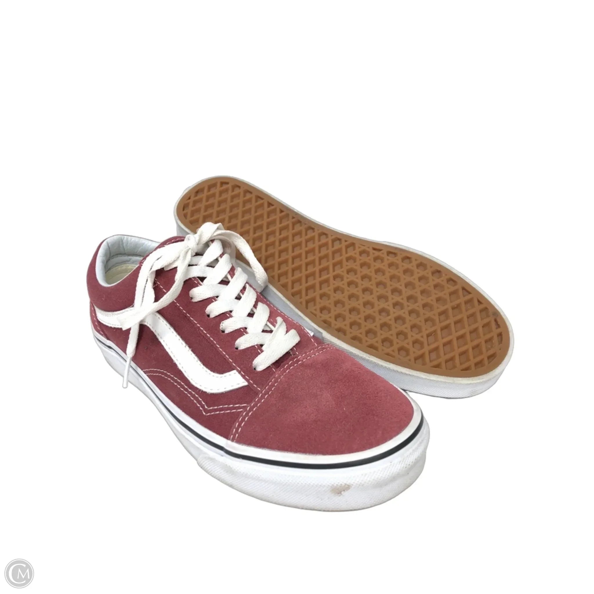 Shoes Sneakers By Vans In Red, Size: 7.5