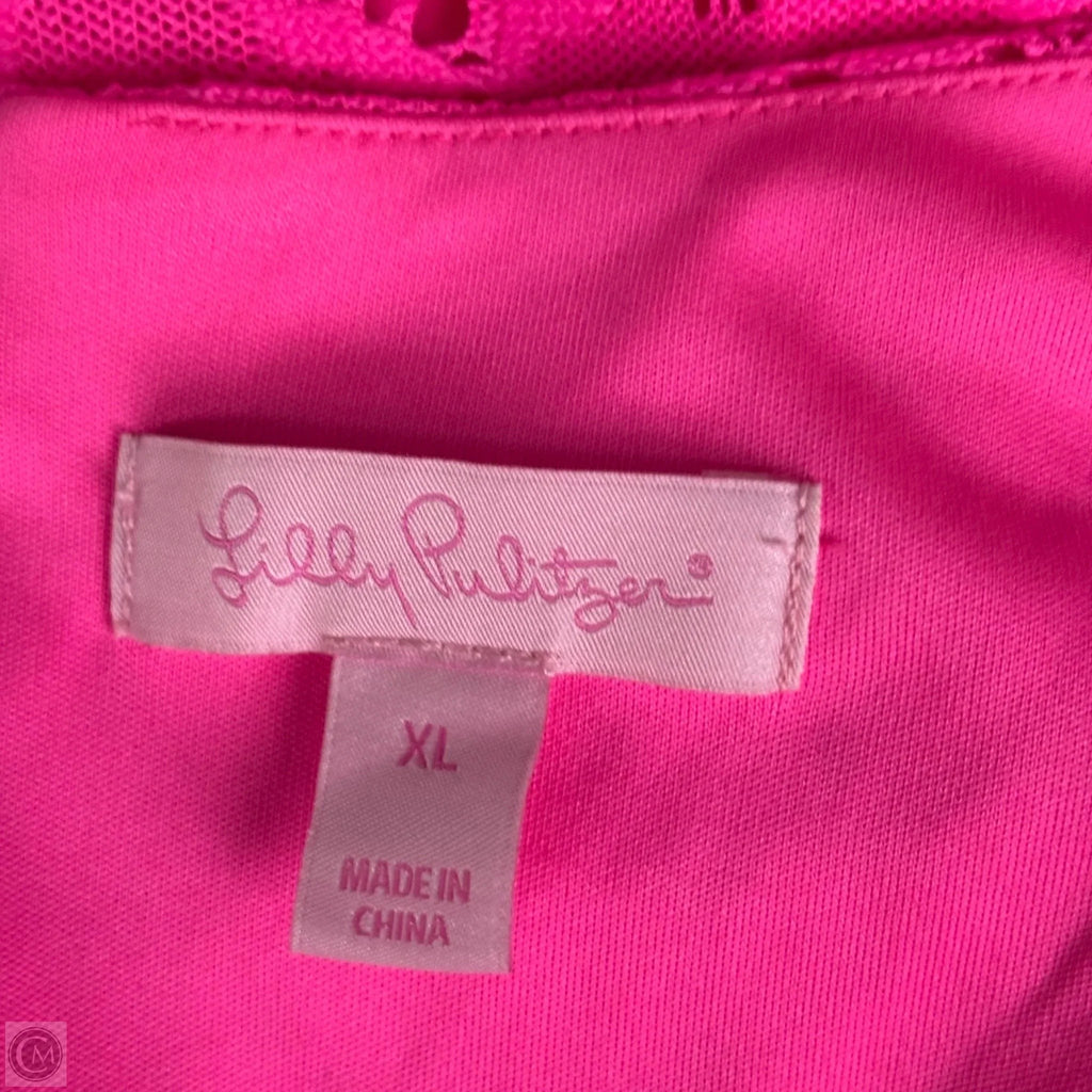 Romper Designer By Lilly Pulitzer In Pink, Size: Xl
