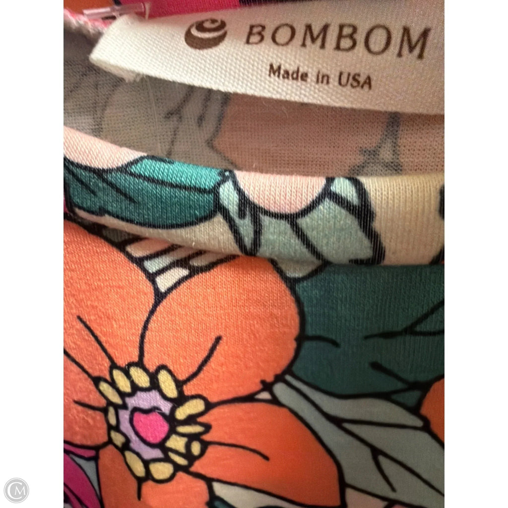 Top Short Sleeve By Bombom In Pink & Yellow, Size: Xl
