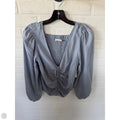Top Long Sleeve By Abercrombie And Fitch In Blue, Size: M