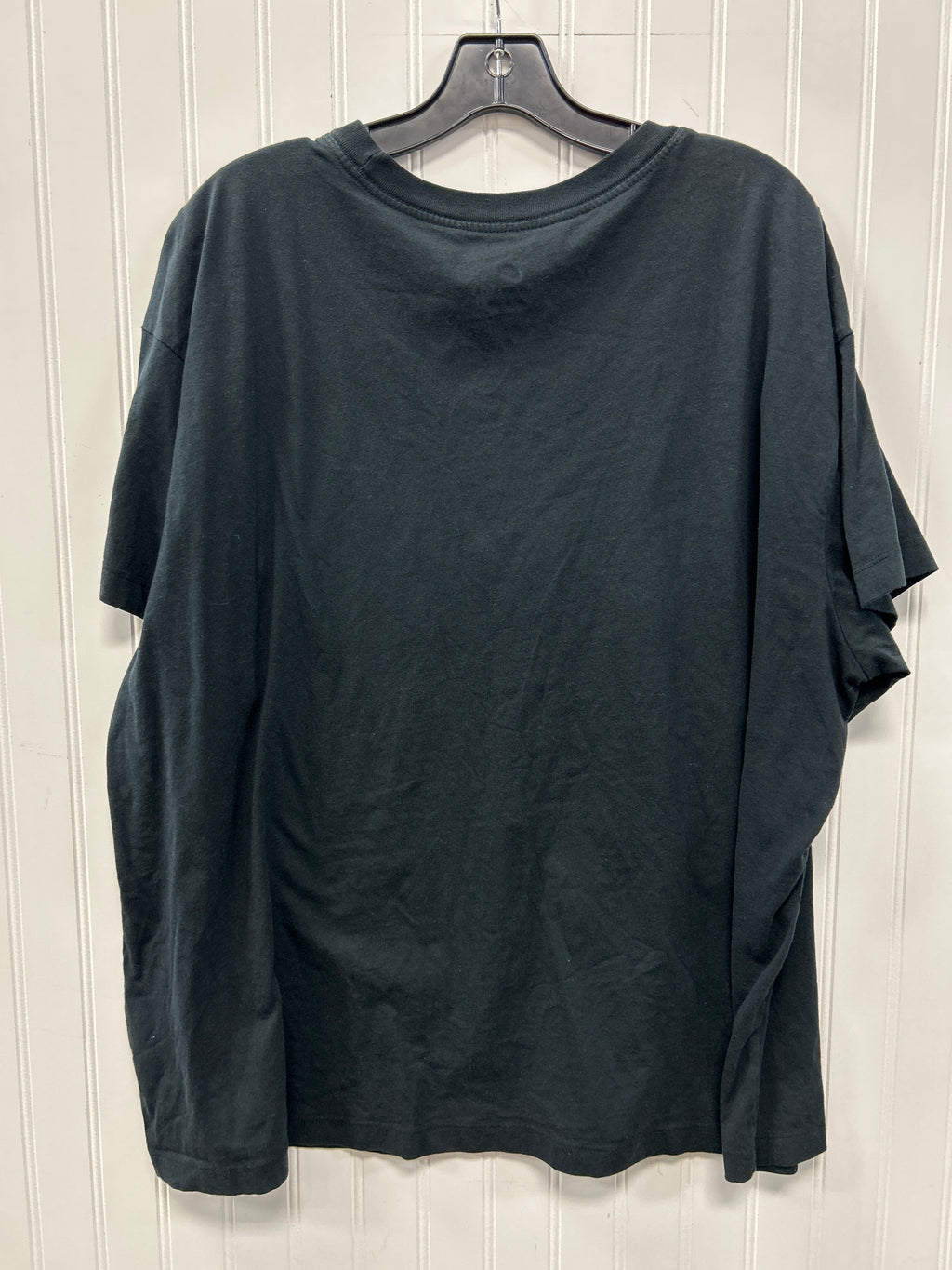 Athletic Top Ss By Nike Apparel In Black, Size:2X