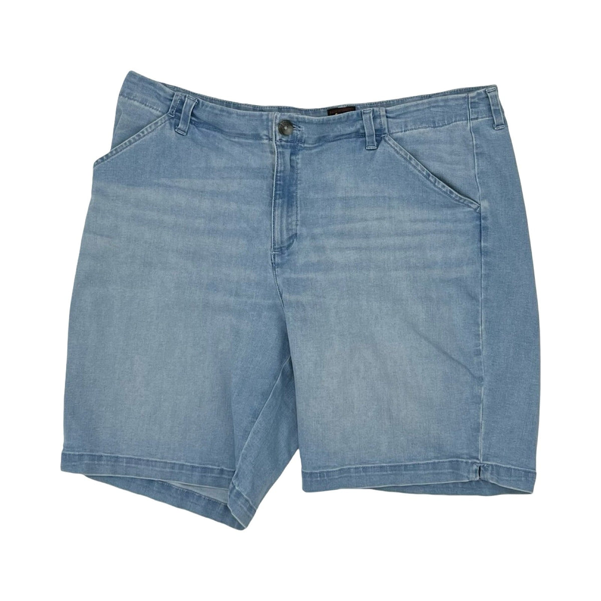 Shorts By Lee In Blue Denim, Size:20