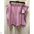 Shorts By Terra & Sky In Purple, Size: 24