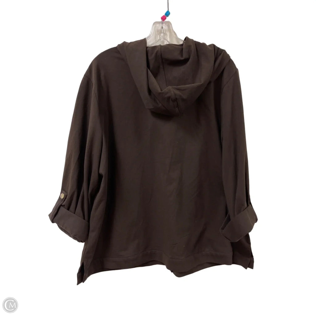 Jacket Other By Chicos In Brown, Size: 1x