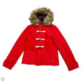 Coat Peacoat By Abercrombie And Fitch In Red, Size: L