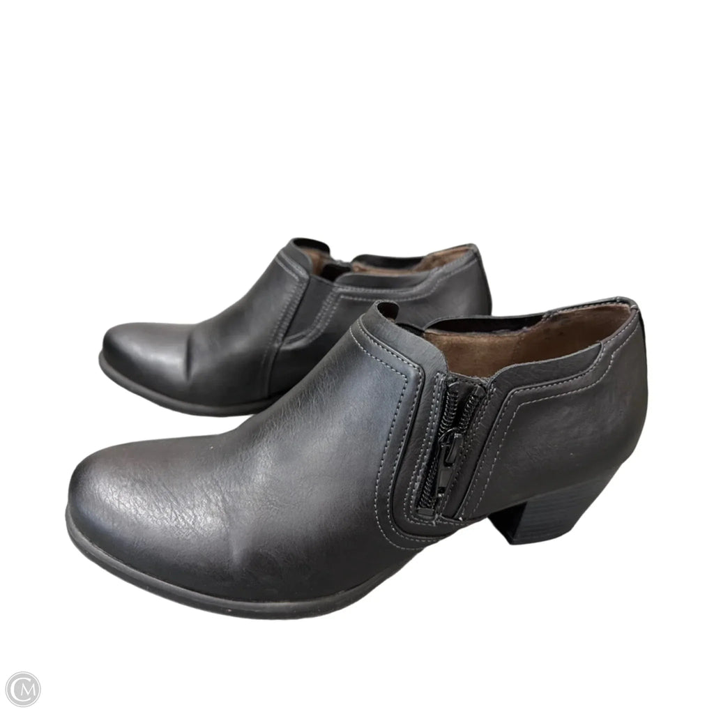 Shoes Heels Block By Natural Soul In Black, Size: 8.5