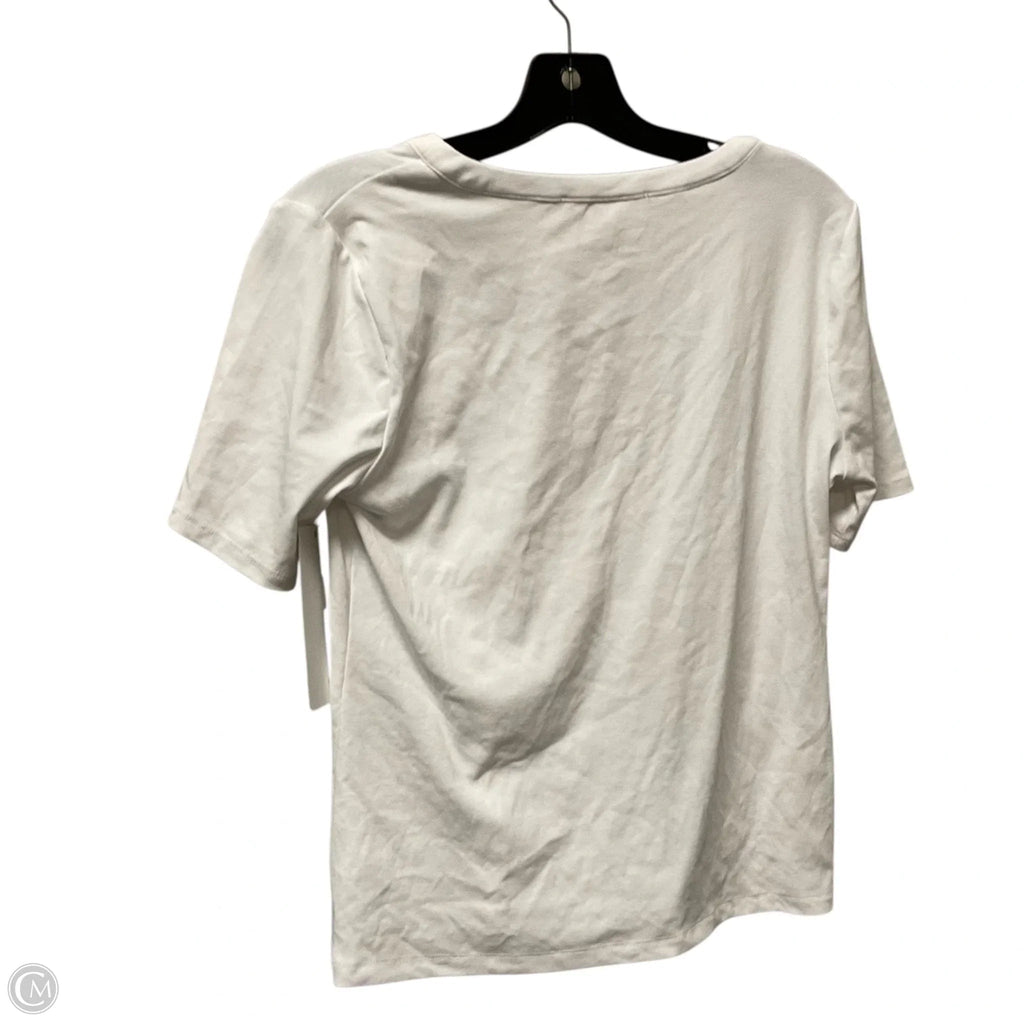 Top Short Sleeve By Michael By Michael Kors In White, Size: M