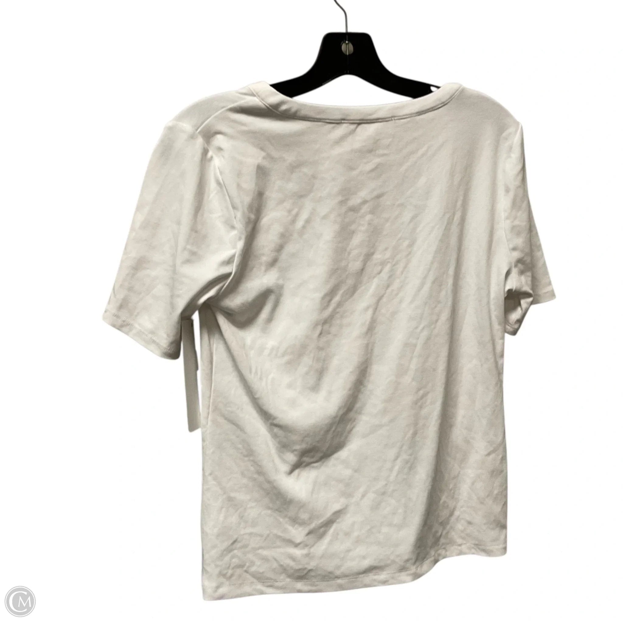 Top Short Sleeve By Michael By Michael Kors In White, Size: M