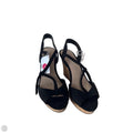 Sandals Heels Wedge By Charles By Charles David In Black & Tan, Size: 6