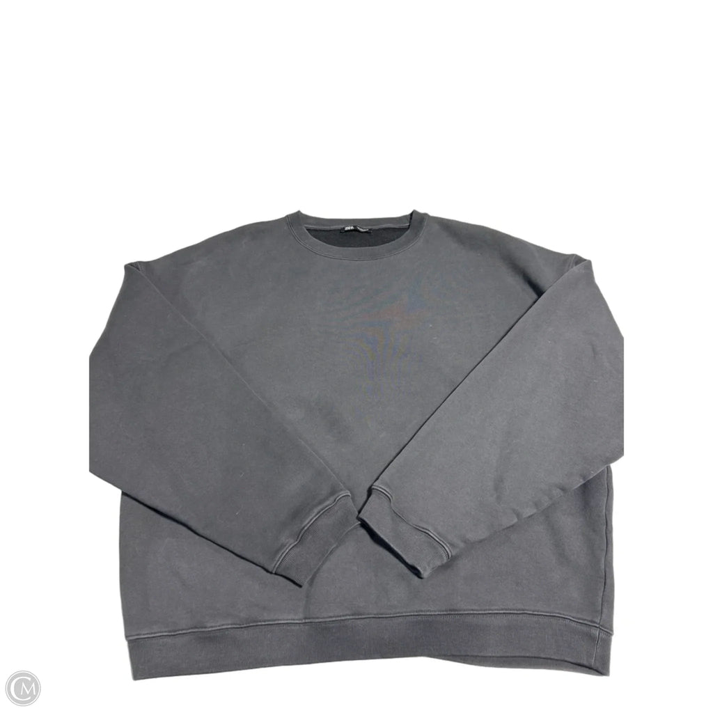 Sweatshirt Crewneck By Zara In Black, Size: L