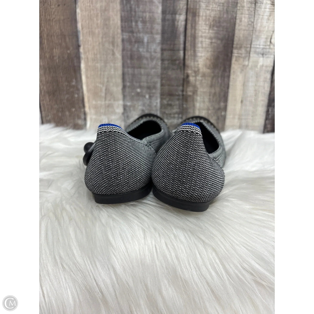 Shoes Flats By Rothys In Black & Grey, Size: 9