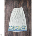 Skirt Maxi By Abercrombie And Fitch In White, Size: L