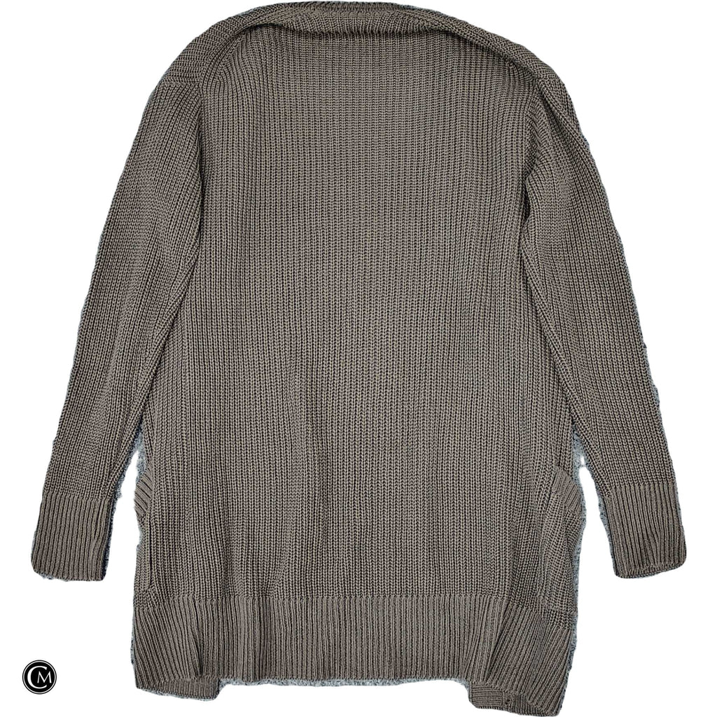 Sweater Cardigan By Max Mia In Grey, Size: Xs