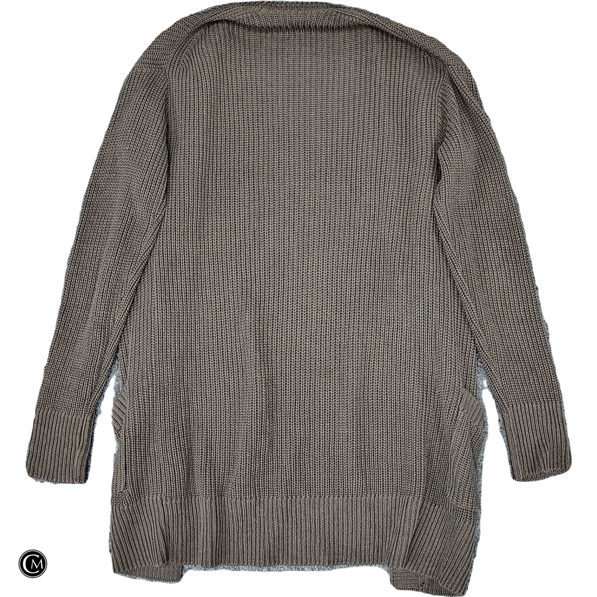 Sweater Cardigan By Max Mia In Grey, Size: Xs